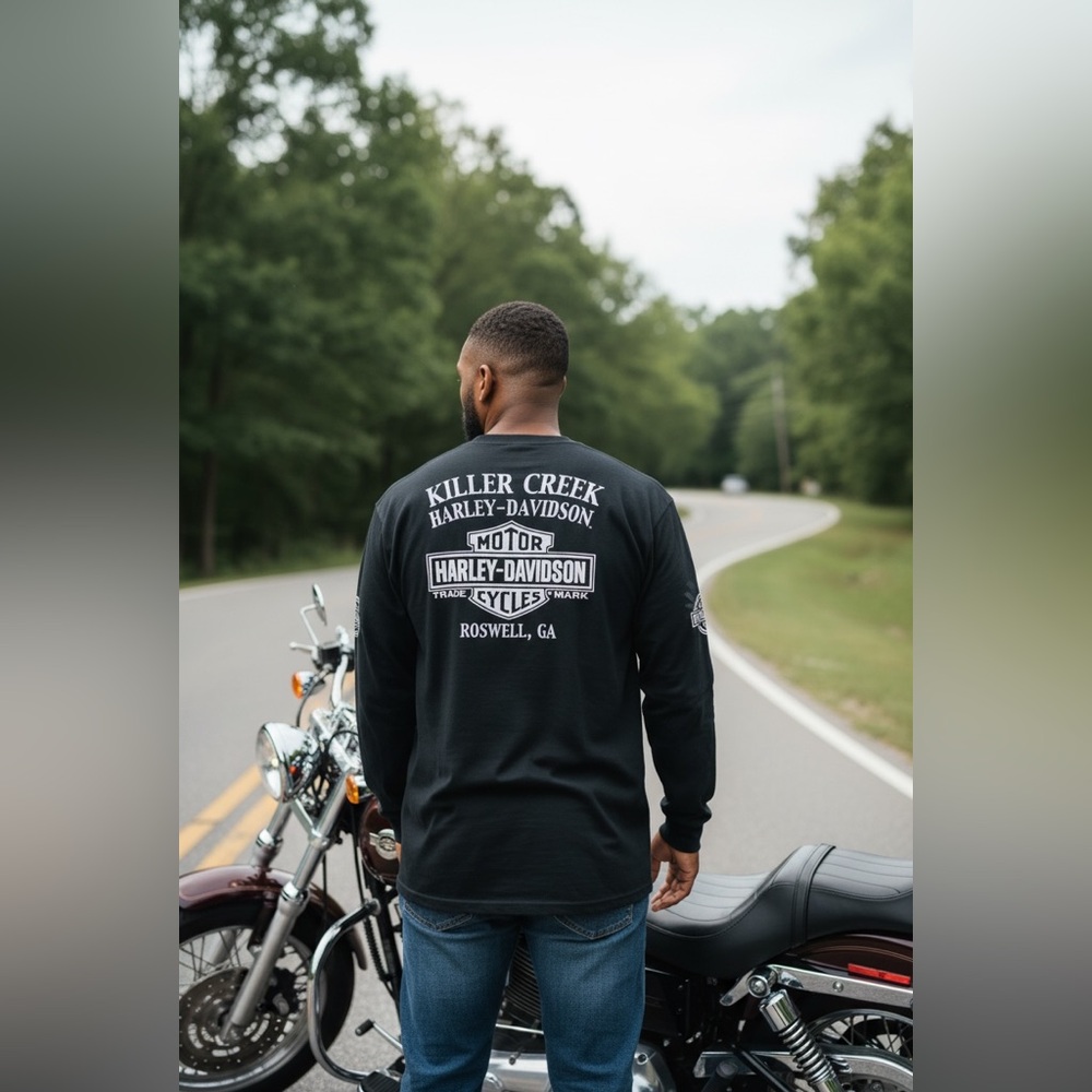 Vintage Harley-Davidson Killer Creek t-shirt‎ from Roswell, Georgia